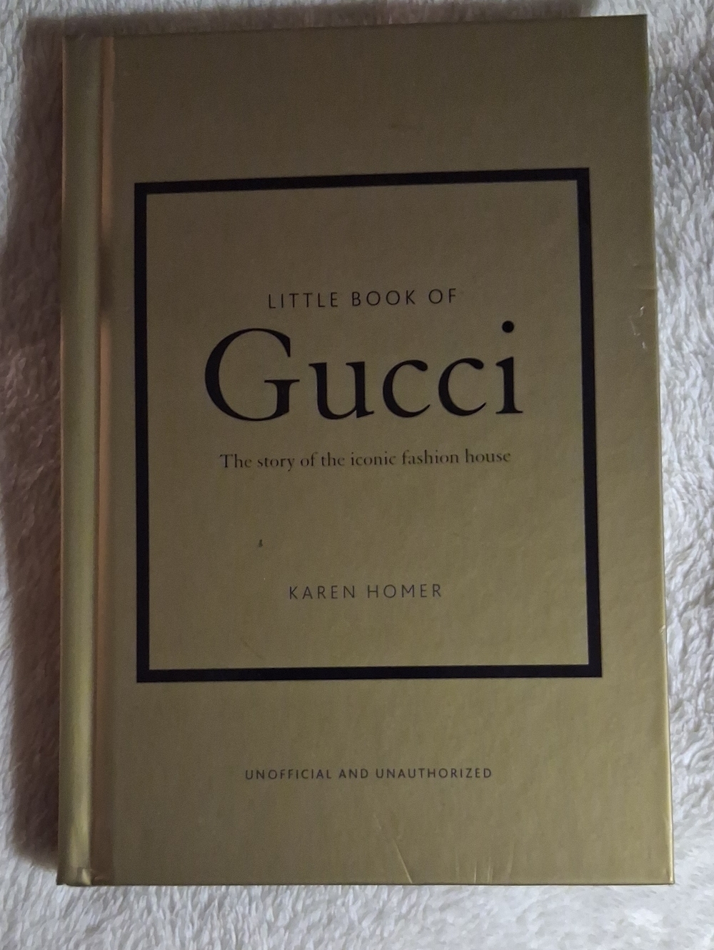 The Little Book Of Gucci Gold Hardcover with Black Trim NWT!!